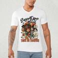 Support Your Local Trick Or Treaters Retro Spooky Nostalgia Men's V-Neck T-Shirt