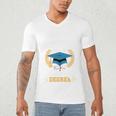 I Survived My Daughter's Teaching Degree Graduation Men's V-Neck T-Shirt