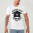 Swim Senior Dad 2026 The Final Heat Men's V-Neck T-Shirt