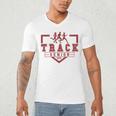 Track Senior Night Track Senior 2025 Graduation 36 Men's V-Neck T-Shirt