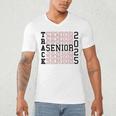 Track Senior Night Track Senior 2025 Graduation 60 Men's V-Neck T-Shirt