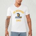UNC Greensboro UNCG Spartans Arched Dad Men's V-Neck T-Shirt
