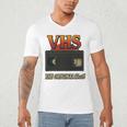 VHS Tape Nostalgia Old School Technology Humor Premium Men's V-Neck T-Shirt