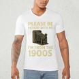 Vintage Please Be Patient With Me I'm From The 1900s Camera Premium Men's V-Neck T-Shirt