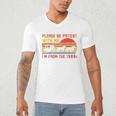 Vintage Retro Please Be Patient With Me I'm From The 1900s Premium Men's V-Neck T-Shirt Vintage Retro Please Be Patient With Me I'm From The 1900s Premium Men's V-Neck T-Shirt