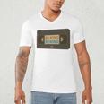 Vintage VHS Tape Humor Retro Nostalgia Graphic Premium Men's V-Neck T-Shirt