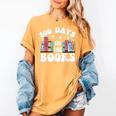 100 Days In The Books School Reading Celebration Women's Comfort Colors T-Shirt Mustard 100 Days In The Books School Reading Celebration Women's Comfort Colors T-Shirt Mustard