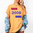 2008 Year Bold Statement Timeless Memory Birthday Women's Comfort Colors T-Shirt Mustard 2008 Year Bold Statement Timeless Memory Birthday Women's Comfort Colors T-Shirt Mustard