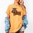 2018 Dog Graduation Shirt Dachshund Graduation For Men Women Kids Women's Comfort Colors T-Shirt Mustard