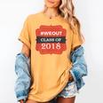 We Out 2018 Graduation Shirts Women's Comfort Colors T-Shirt Mustard