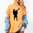 2019 Football Graduation Dab Shirt- Dabbing Graduate Women's Comfort Colors T-Shirt Mustard