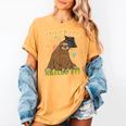 6th Grade Graduation Sloth Nailed It Class Of 2025 Women's Comfort Colors T-Shirt Mustard
