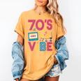 70s Retro Style Roller Skate Cassette Music Nostalgia Women's Comfort Colors T-Shirt Mustard 70s Retro Style Roller Skate Cassette Music Nostalgia Women's Comfort Colors T-Shirt Mustard
