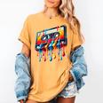 80s 90s Retro Party Costume Nostalgia Cassette Women's Comfort Colors T-Shirt Mustard