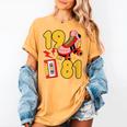 80s Vibes Mixed Tapes & Roller Skates 1981 Nostalgia Retro Women's Comfort Colors T-Shirt Mustard