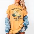 90s Manatee Humor Please Patient I'm From The 1900s Women's Comfort Colors T-Shirt Mustard 90s Manatee Humor Please Patient I'm From The 1900s Women's Comfort Colors T-Shirt Mustard