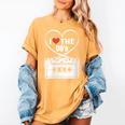 90s Nostalgia Cassette Heart Retro I Love The 90s Women's Comfort Colors T-Shirt Mustard