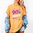 90's Party 90s Nostalgia Retro Rave Dance Music Women's Comfort Colors T-Shirt Mustard