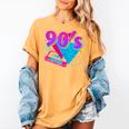 90's Vibe Retro Style Cassette Tape Nostalgia 1990s Party Women's Comfort Colors T-Shirt Mustard