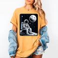 Aesthetic Spaceman Astronaut On The Moon Space Introvert Women's Comfort Colors T-Shirt Mustard Aesthetic Spaceman Astronaut On The Moon Space Introvert Women's Comfort Colors T-Shirt Mustard