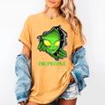 Alien Face Ew People UFO Introvert Meme Men Women Kids Women's Comfort Colors T-Shirt Mustard Alien Face Ew People UFO Introvert Meme Men Women Kids Women's Comfort Colors T-Shirt Mustard