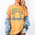 Animals Read Reading Book Library First Day Of School Kids Women's Comfort Colors T-Shirt Mustard Animals Read Reading Book Library First Day Of School Kids Women's Comfort Colors T-Shirt Mustard