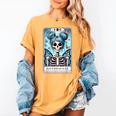 Antisocial Butterfly Tarot Card Introvert Women Stay Home Women's Comfort Colors T-Shirt Mustard