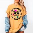 Antisocial Pit Bull Mom Pittie Introvert Dog Lover Pit Bull Raglan Baseball Tee Women's Comfort Colors T-Shirt Mustard