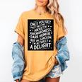 Anxiety Awkward Dark Humor Quote Introverts Sarcastic Women's Comfort Colors T-Shirt Mustard