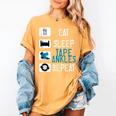 Athletic Trainer Eat Sleep Tape Ankles Graduation Women's Comfort Colors T-Shirt Mustard