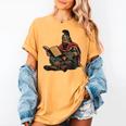 Attila The Hun Reading A Book Women's Comfort Colors T-Shirt Mustard