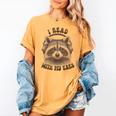 Audio Book Reader Book Lover Raccoon I Read With My Ears Women's Comfort Colors T-Shirt Mustard Audio Book Reader Book Lover Raccoon I Read With My Ears Women's Comfort Colors T-Shirt Mustard
