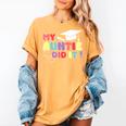 My Auntie Did It Aunt Graduation Nurse Doctor Aunt Graduated Women's Comfort Colors T-Shirt Mustard