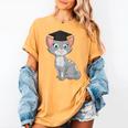 Bachelor Master Cats Graduation 2026 Graduate Women's Comfort Colors T-Shirt Mustard