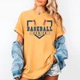 Baseball Senior Night Baseball Senior 2025 Graduation 50 Women's Comfort Colors T-Shirt Mustard