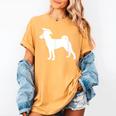 Basenji Graduation Dog Graduate Women's Comfort Colors T-Shirt Mustard