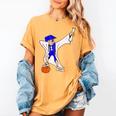 Basketball Dabbing Shirt Senior Graduation Him Her Women's Comfort Colors T-Shirt Mustard