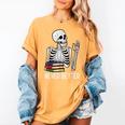 Never Better Skeleton Read Reading Book Librarian Men Women Women's Comfort Colors T-Shirt Mustard Never Better Skeleton Read Reading Book Librarian Men Women Women's Comfort Colors T-Shirt Mustard
