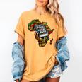 The Bible Is Our History Book Roots African American Faith Women's Comfort Colors T-Shirt Mustard