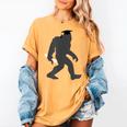 Bigfoot Graduate Shirt Cute Sasquatch Graduation Women's Comfort Colors T-Shirt Mustard