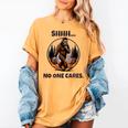 Bigfoot Sasquatch Lover Introvert Antisocial Humor Women's Comfort Colors T-Shirt Mustard