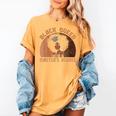 Black Queen With a Masters Degree Melanin Girls Graduation Women's Comfort Colors T-Shirt Mustard