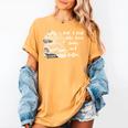 Boho Book Just A Girl Who Loves Books And Coffee Women's Comfort Colors T-Shirt Mustard
