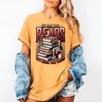 My Book Club Reads Between The Wines Book Club Reading Women's Comfort Colors T-Shirt Mustard