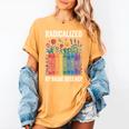 Book Flower Radicalized By Basic Decency Feminist Leftist Women's Comfort Colors T-Shirt Mustard