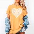 Book Lover Heart Shape Reading Librarian Library Teacher Women's Comfort Colors T-Shirt Mustard Book Lover Heart Shape Reading Librarian Library Teacher Women's Comfort Colors T-Shirt Mustard