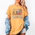 Book Lovers Winter Sleighing Through Stories Tee Premium Tri-Blend Women's Comfort Colors T-Shirt Mustard