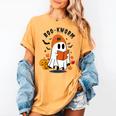 Book Worm Halloween Costume For Book Lovers Women's Comfort Colors T-Shirt Mustard
