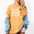 Books Booze And Besties Book Lover Bestie Squad Twinning Women's Comfort Colors T-Shirt Mustard Books Booze And Besties Book Lover Bestie Squad Twinning Women's Comfort Colors T-Shirt Mustard