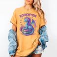 Bookwyrm Just a Girl Who Loves Dragons Books Dragon Reader Women's Comfort Colors T-Shirt Mustard